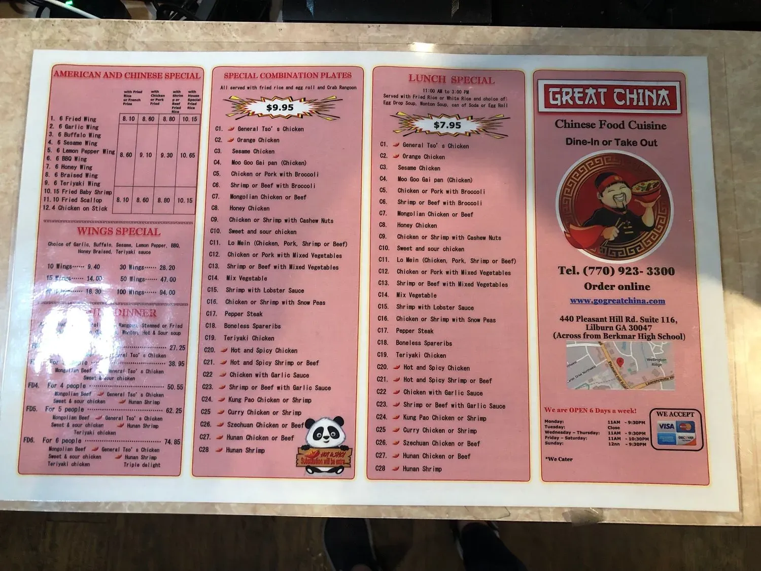 Menu 2