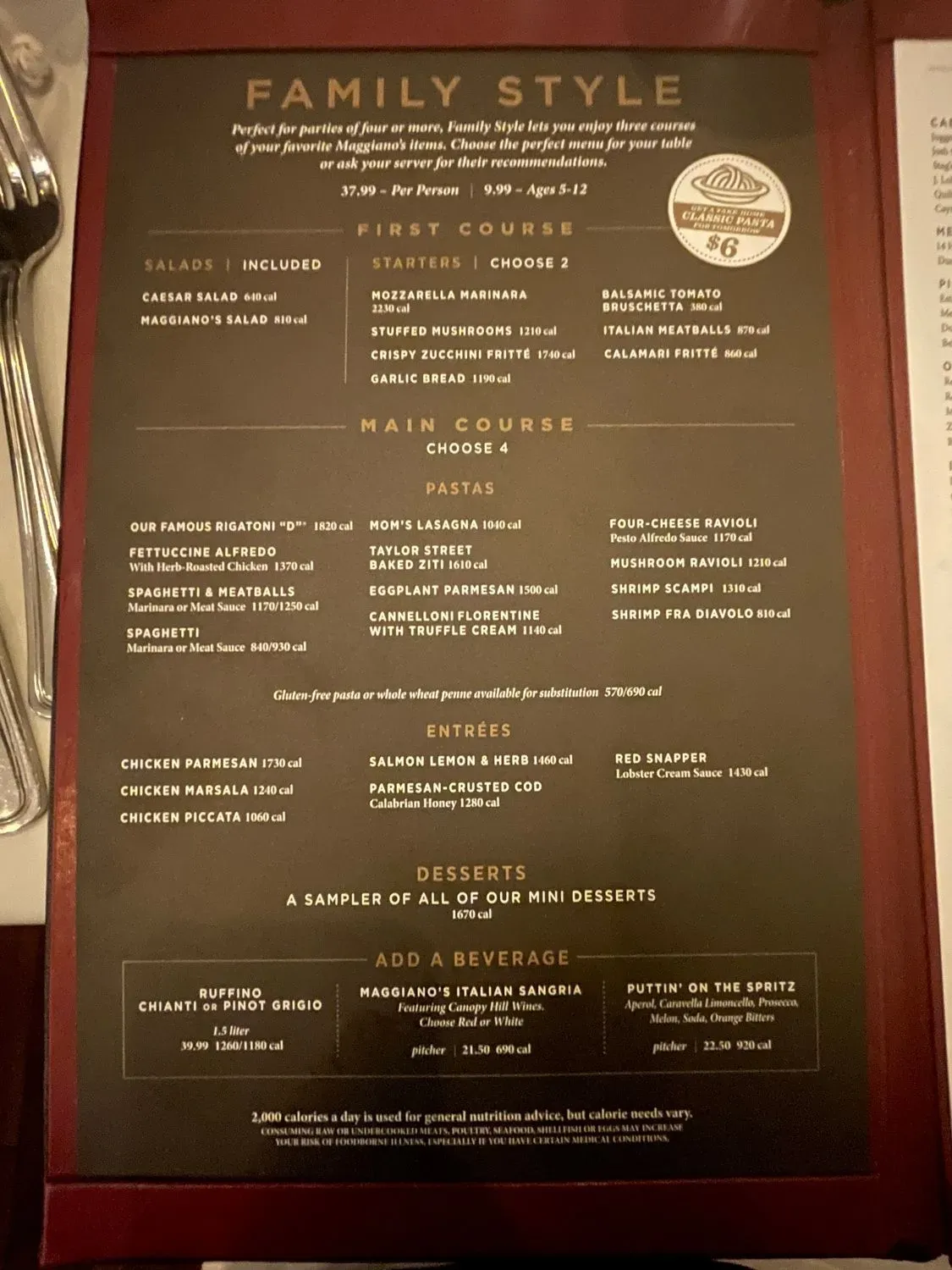 Menu 5