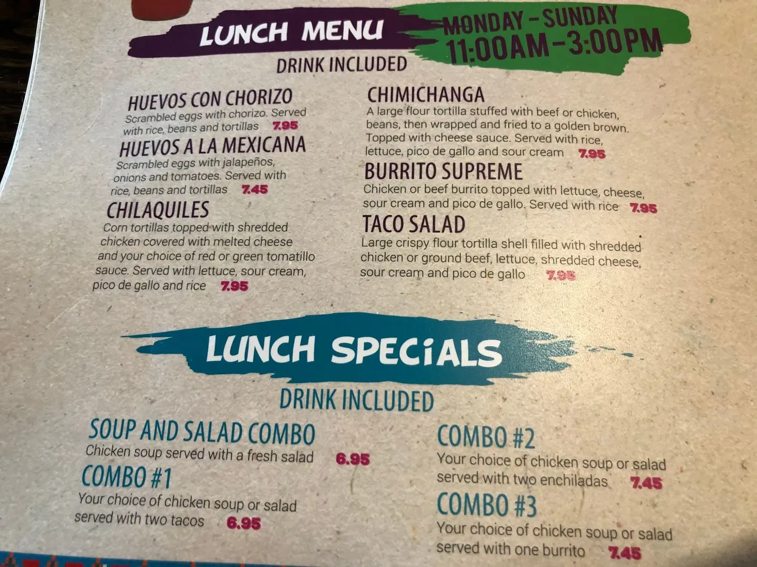 Menu 3