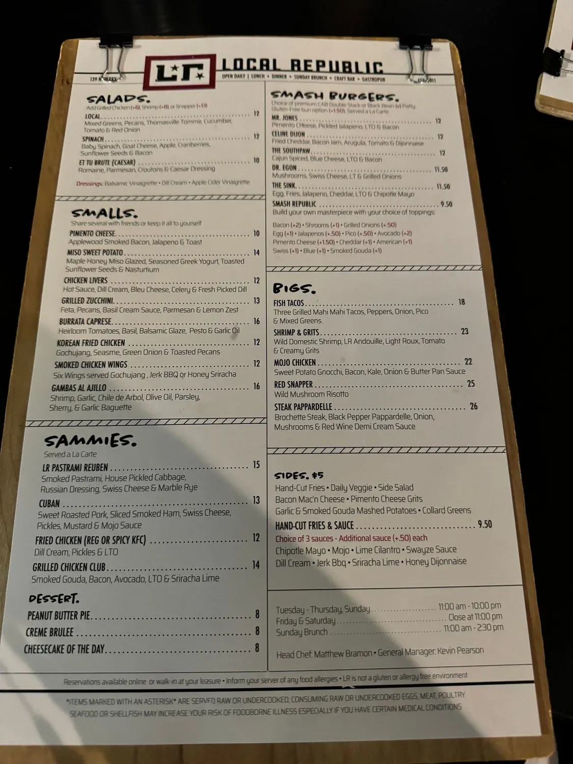 Menu 4