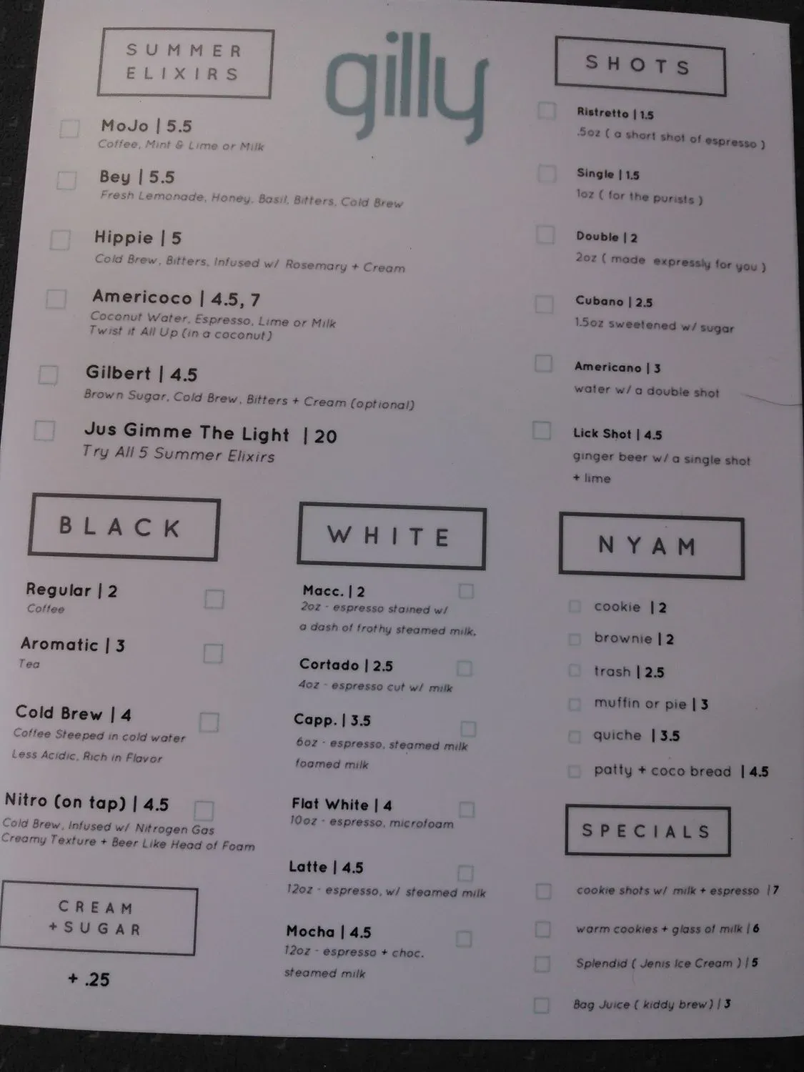 Menu 3