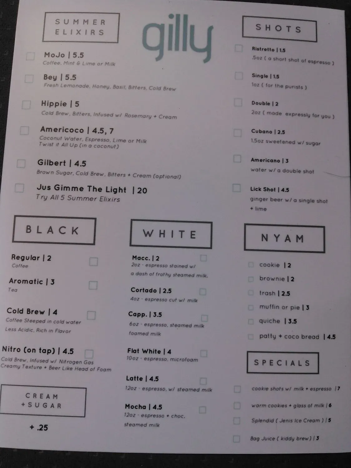 Menu 3