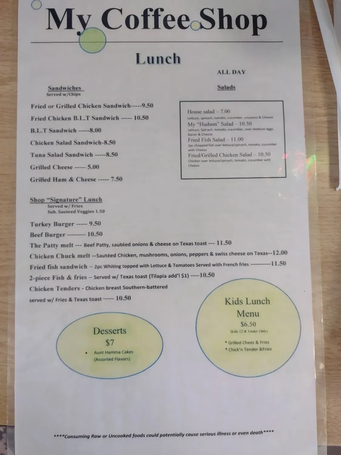 Menu 4