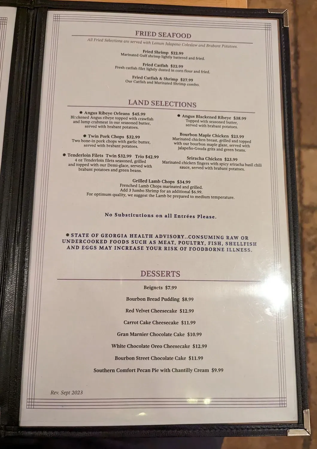 Menu 4