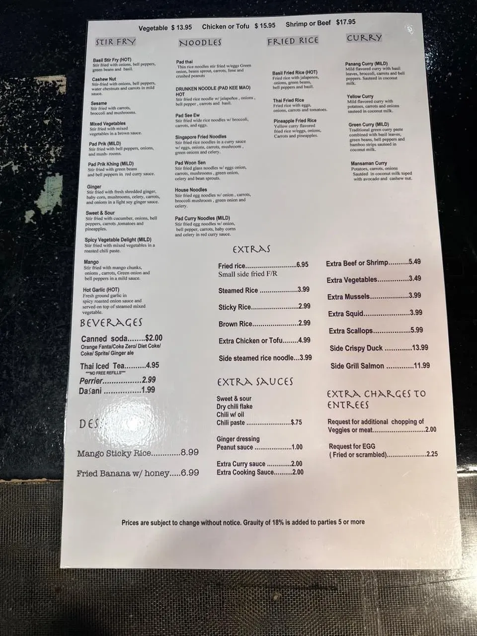 Menu 2