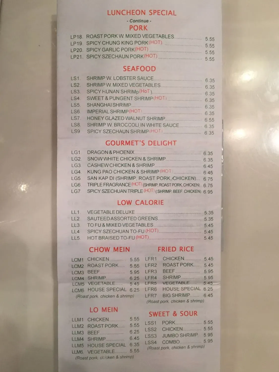 Menu 5