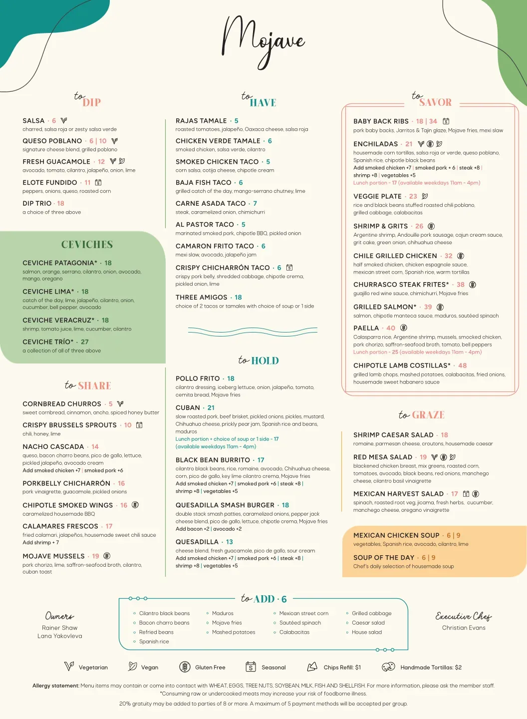 Menu 2