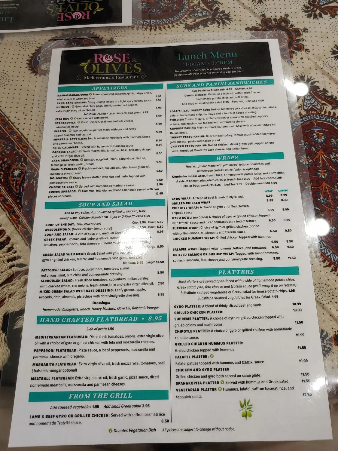 Menu 3