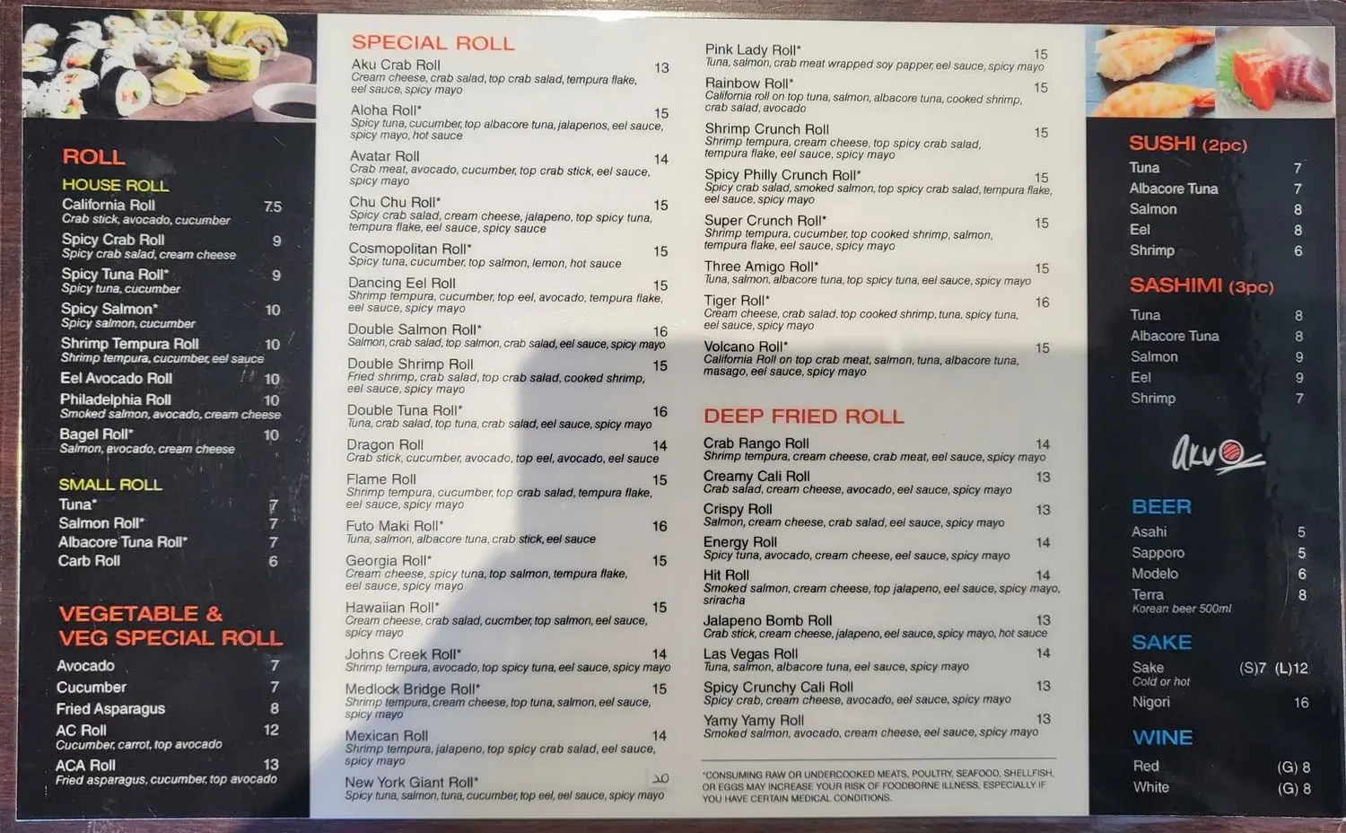 Menu 3