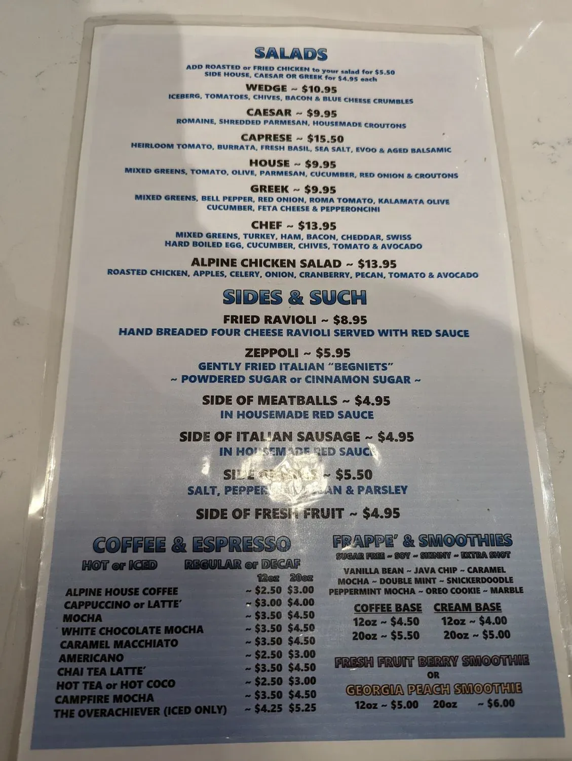 Menu 3