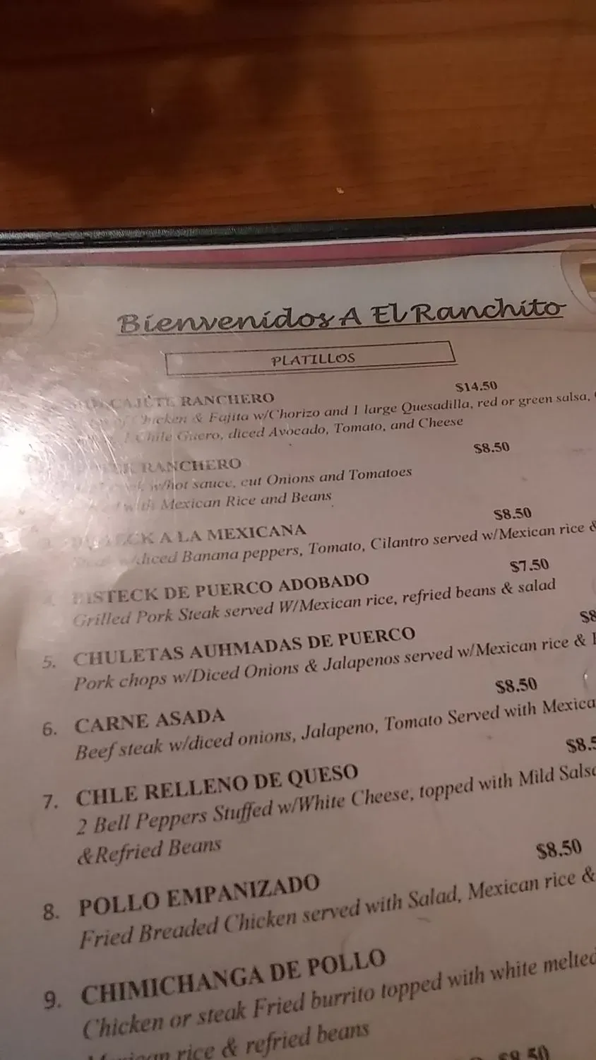 Menu 6