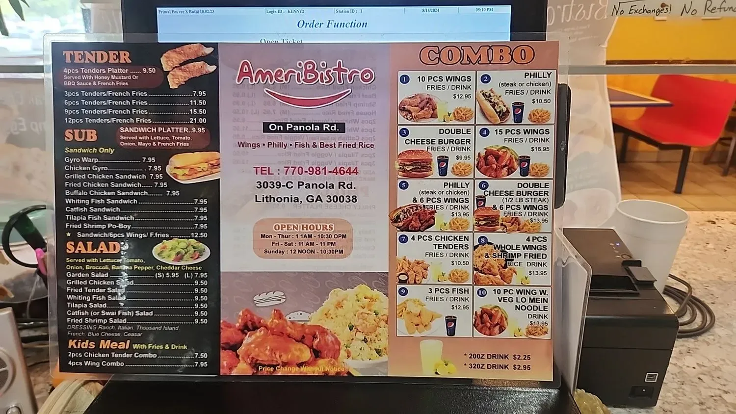 Menu 6