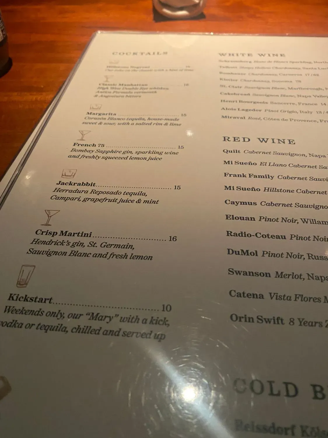 Menu 5