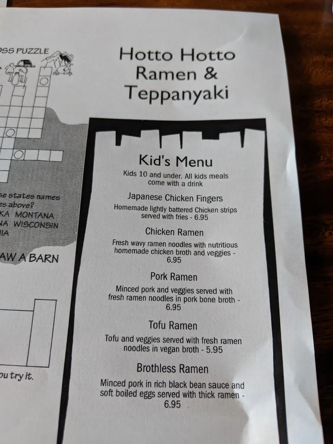 Menu 6