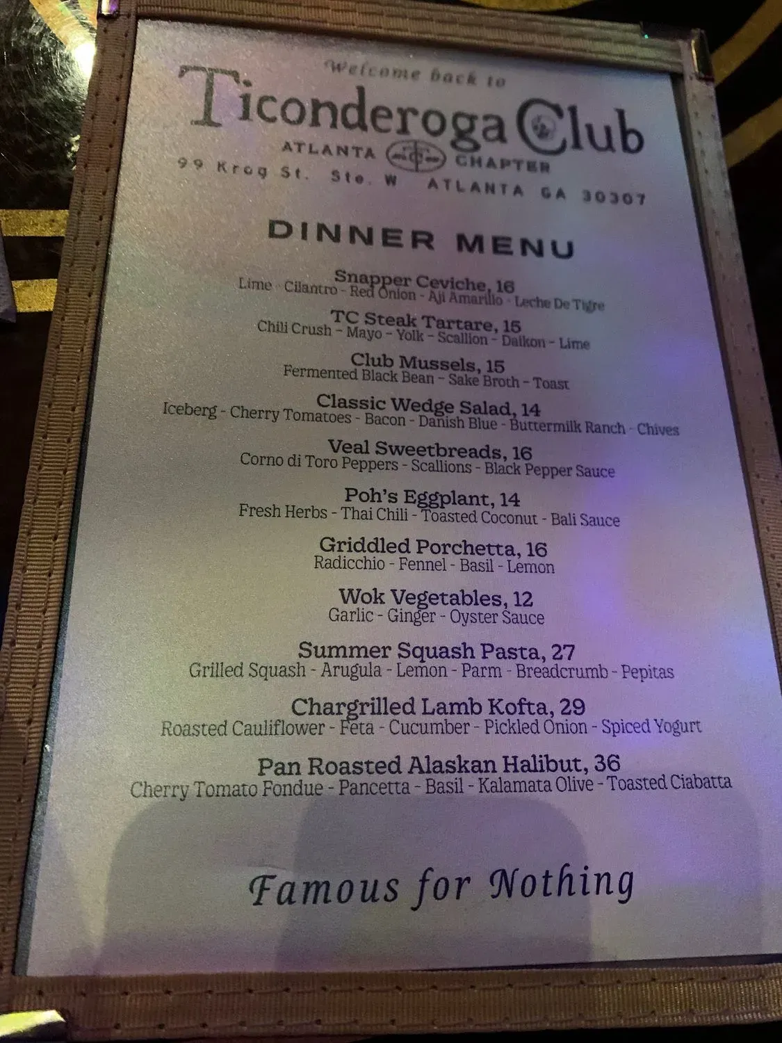 Menu 6