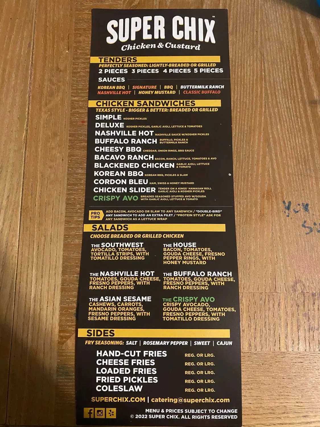 Menu 3