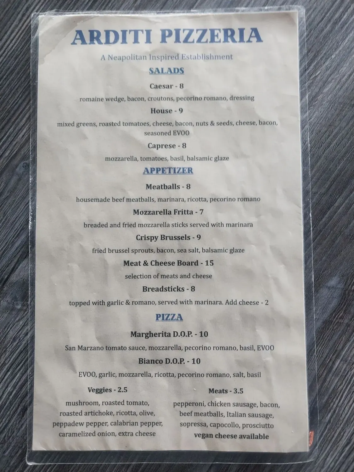 Menu 6