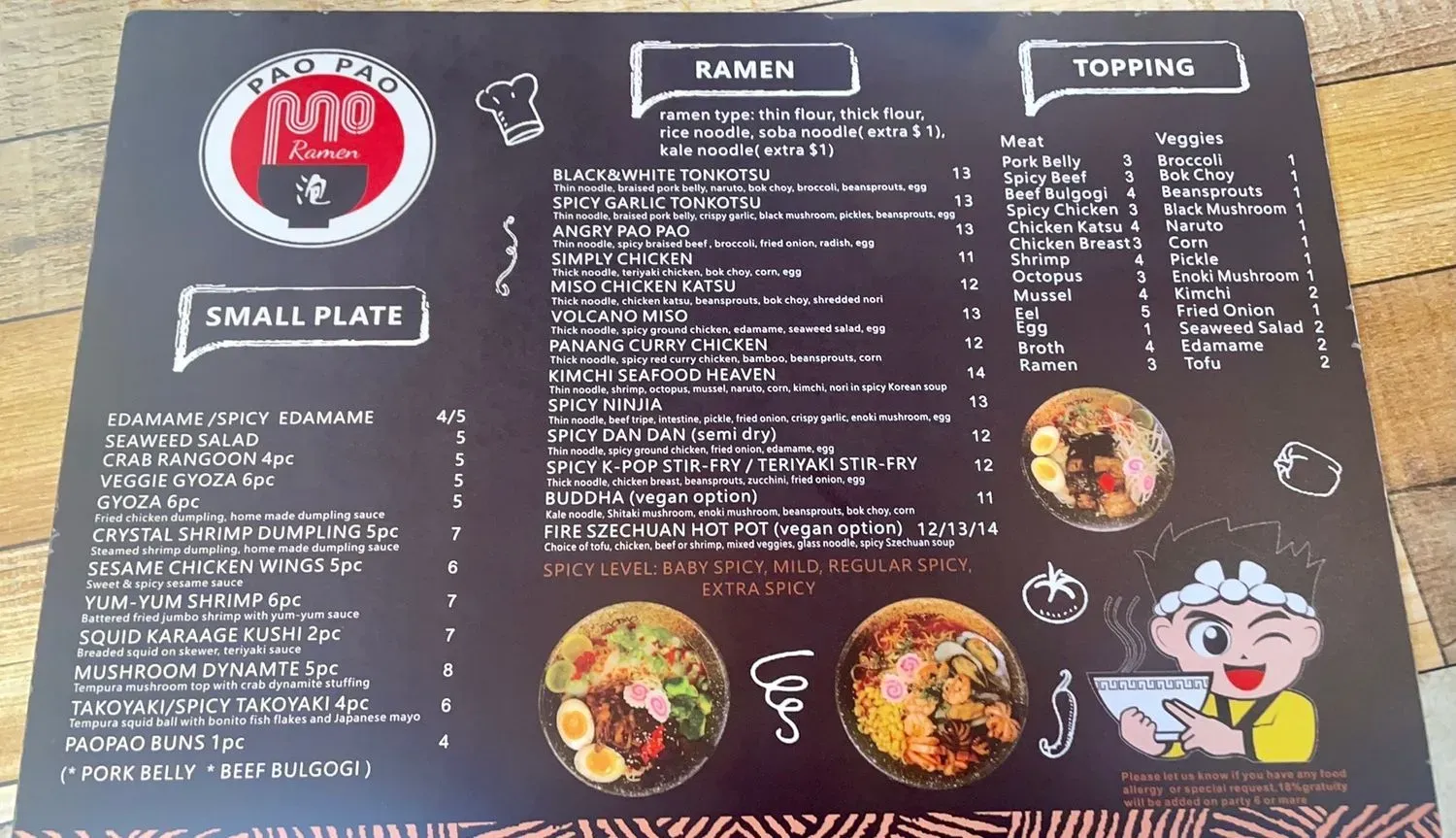 Menu 3