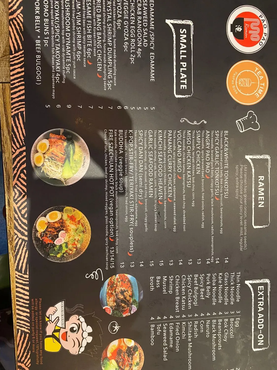 Menu 5