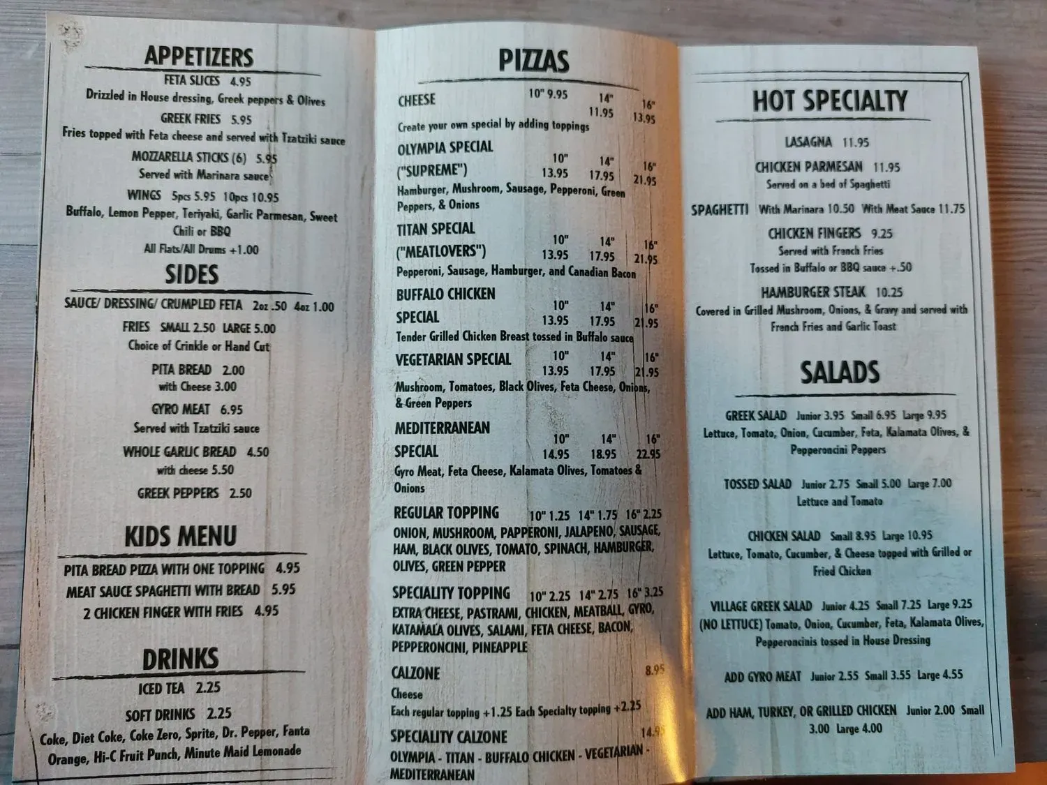 Menu 3