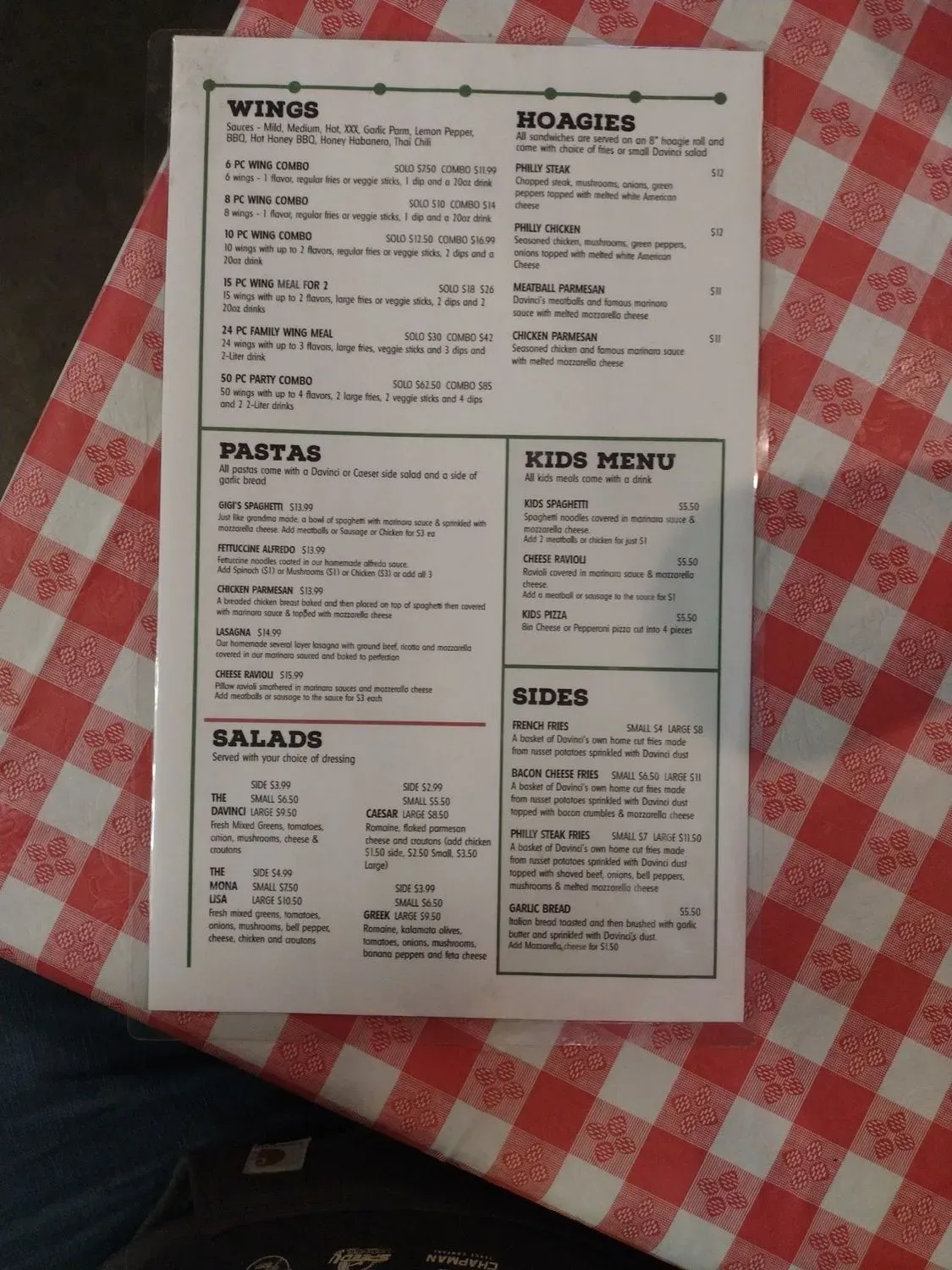 Menu 2