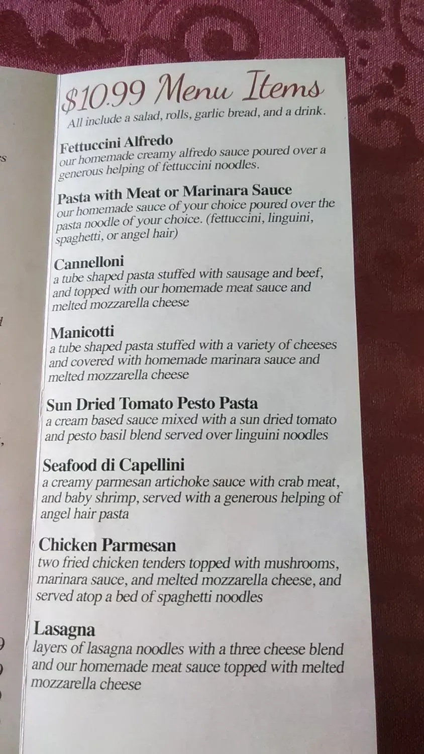 Menu 2