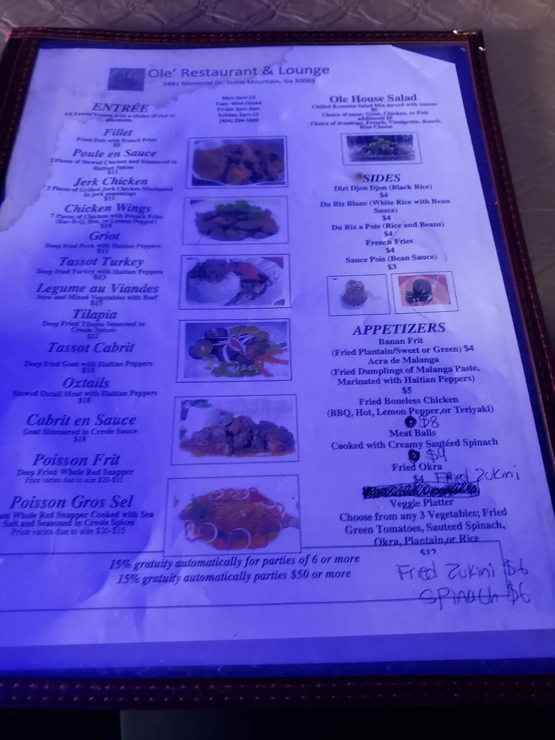 Menu 3