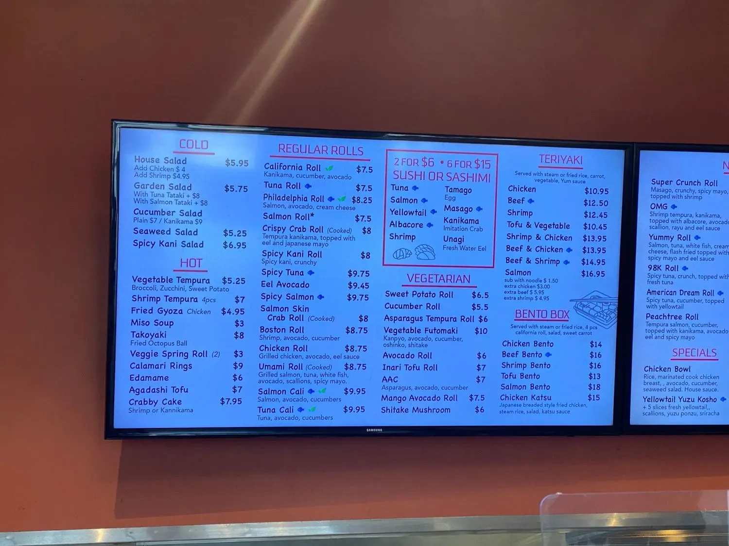 Menu 3