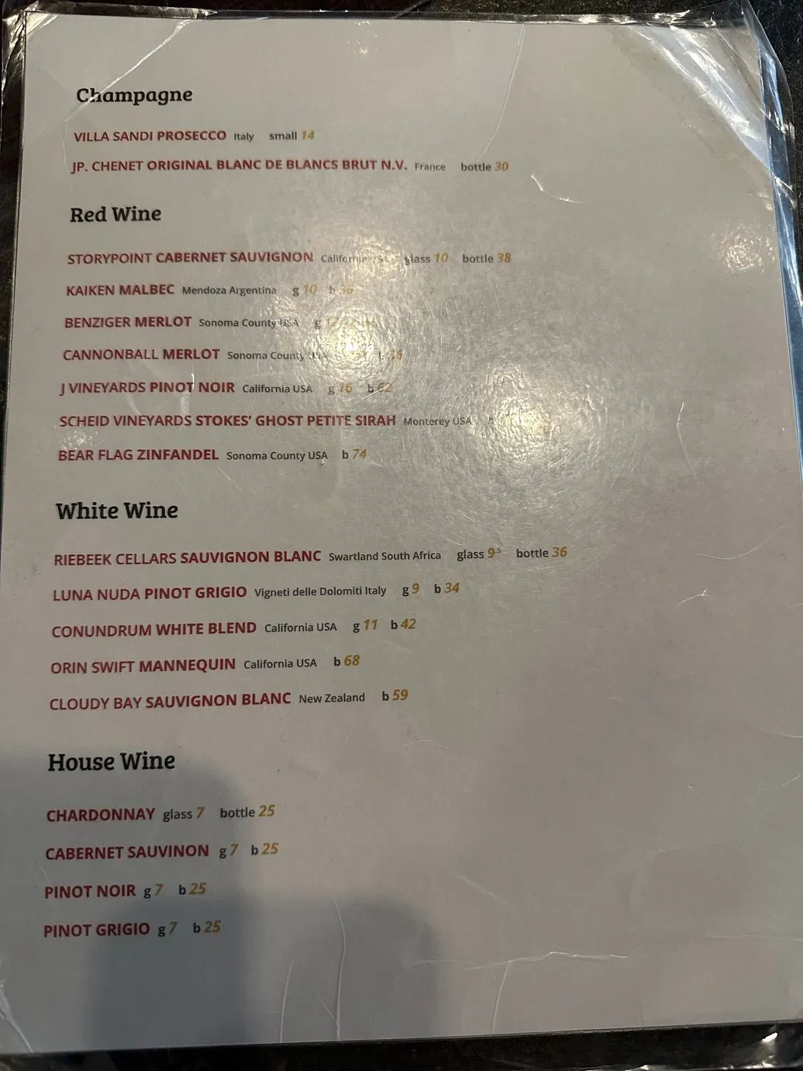 Menu 6