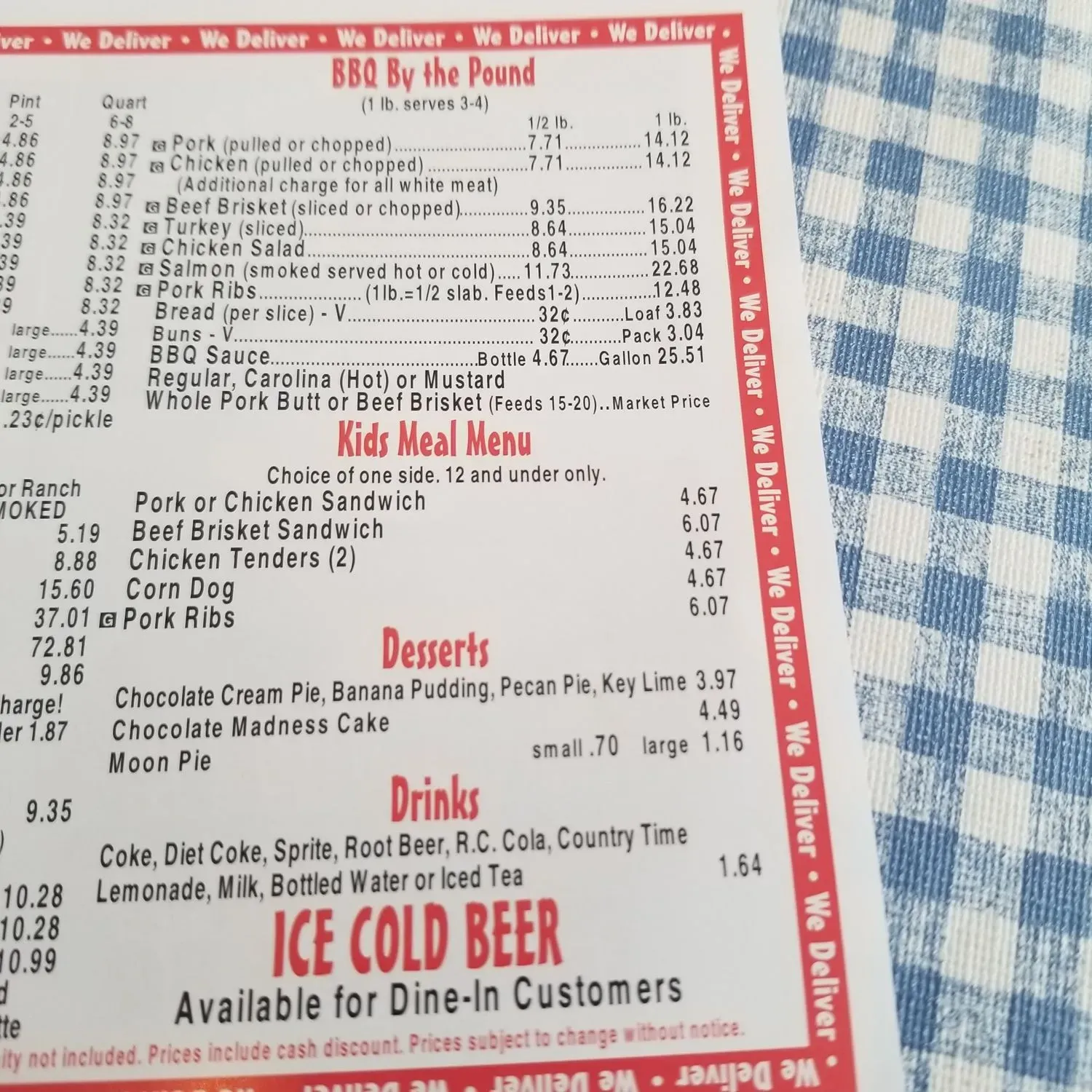 Menu 5