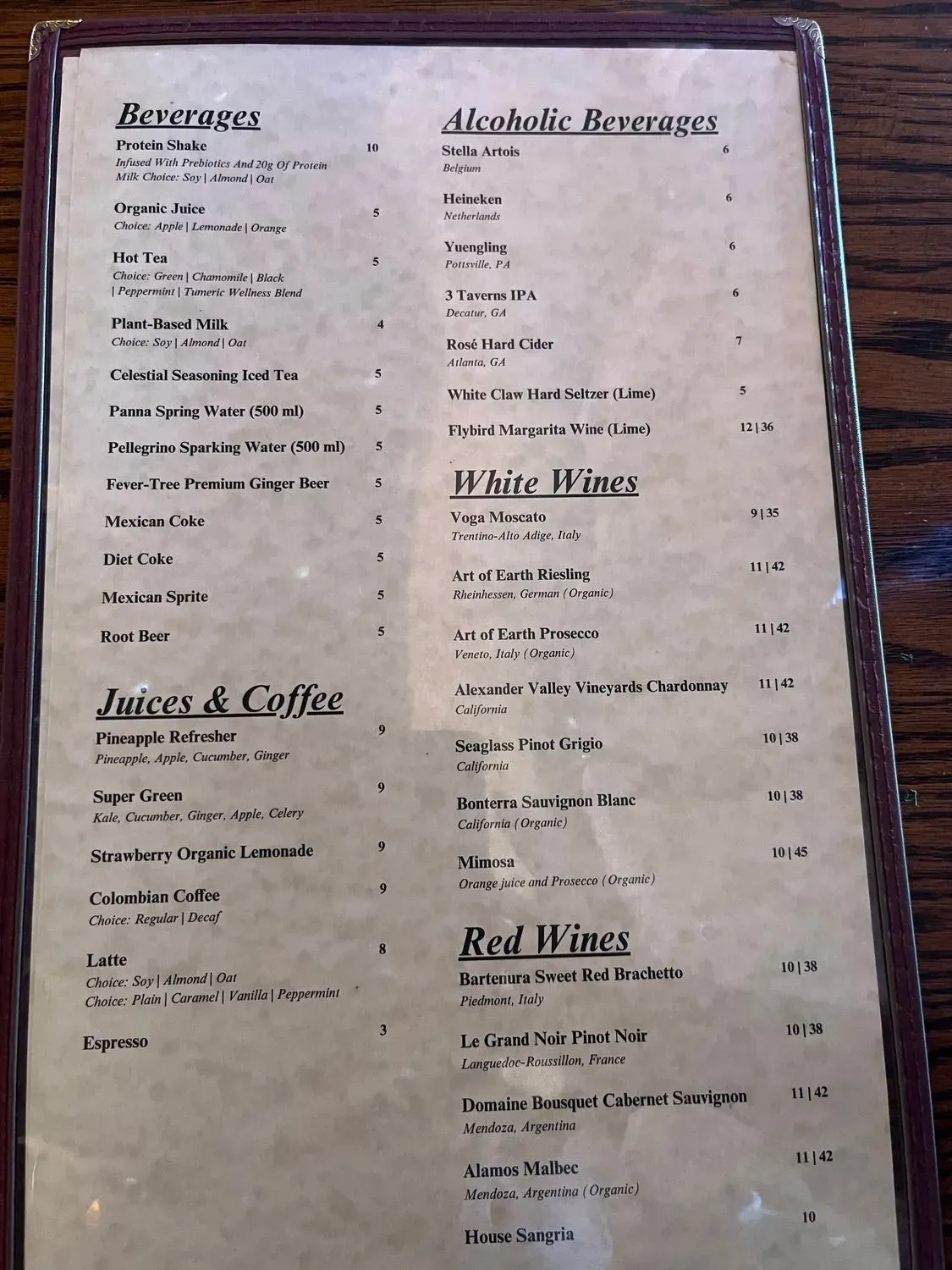 Menu 2