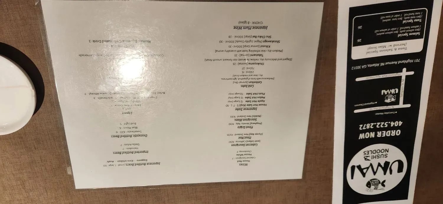 Menu 5