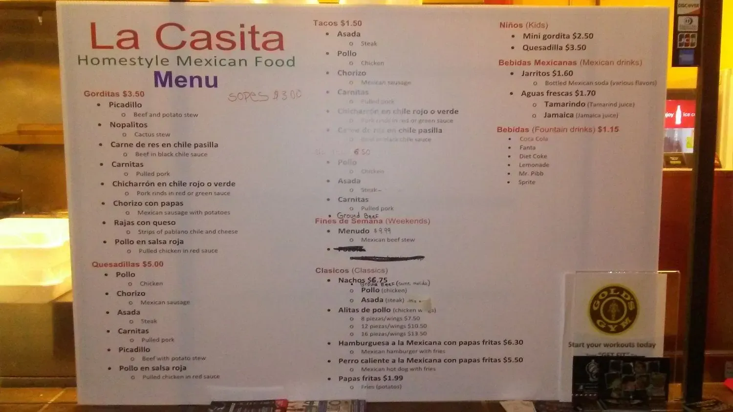 Menu 5