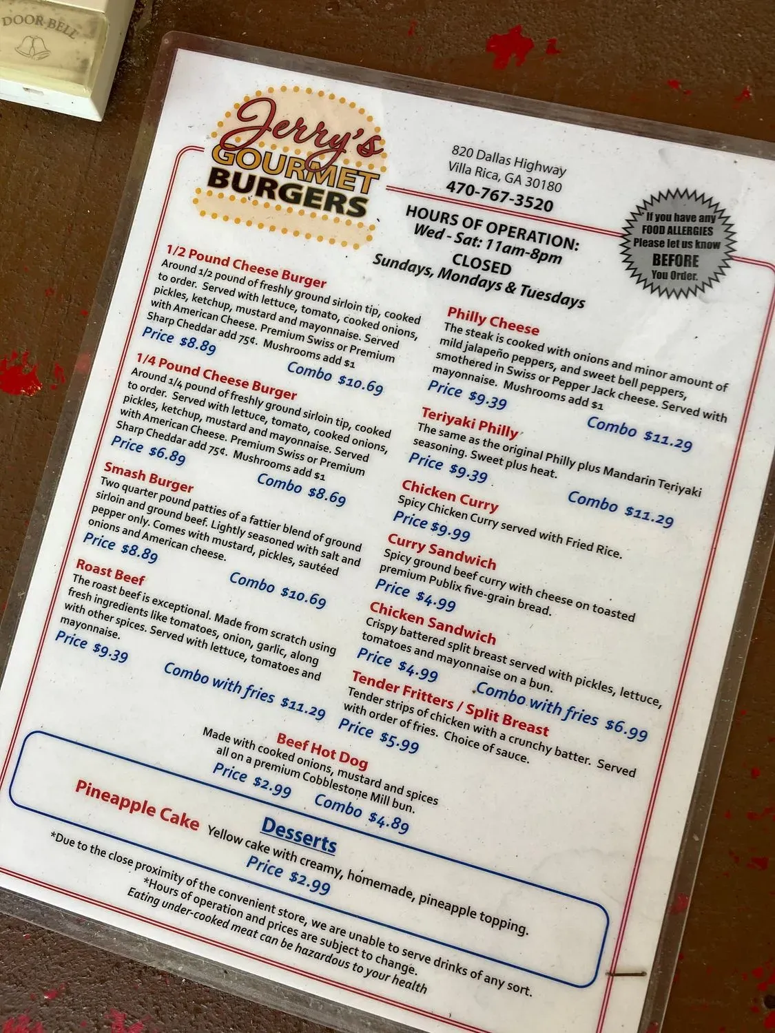 Menu 3