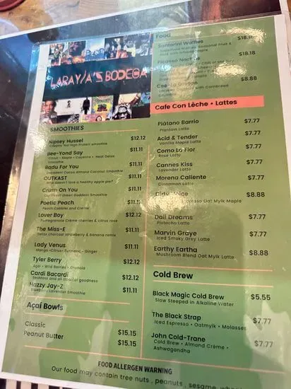 Menu 4