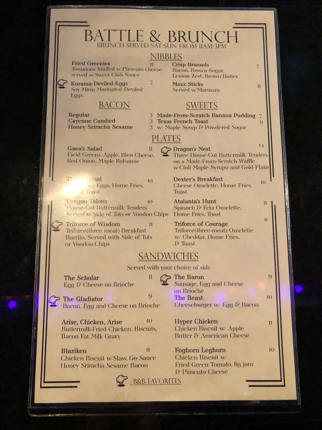 Menu 3