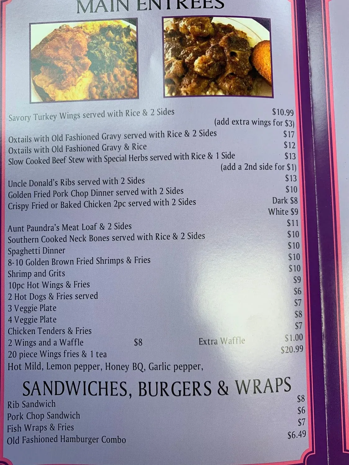 Menu 2