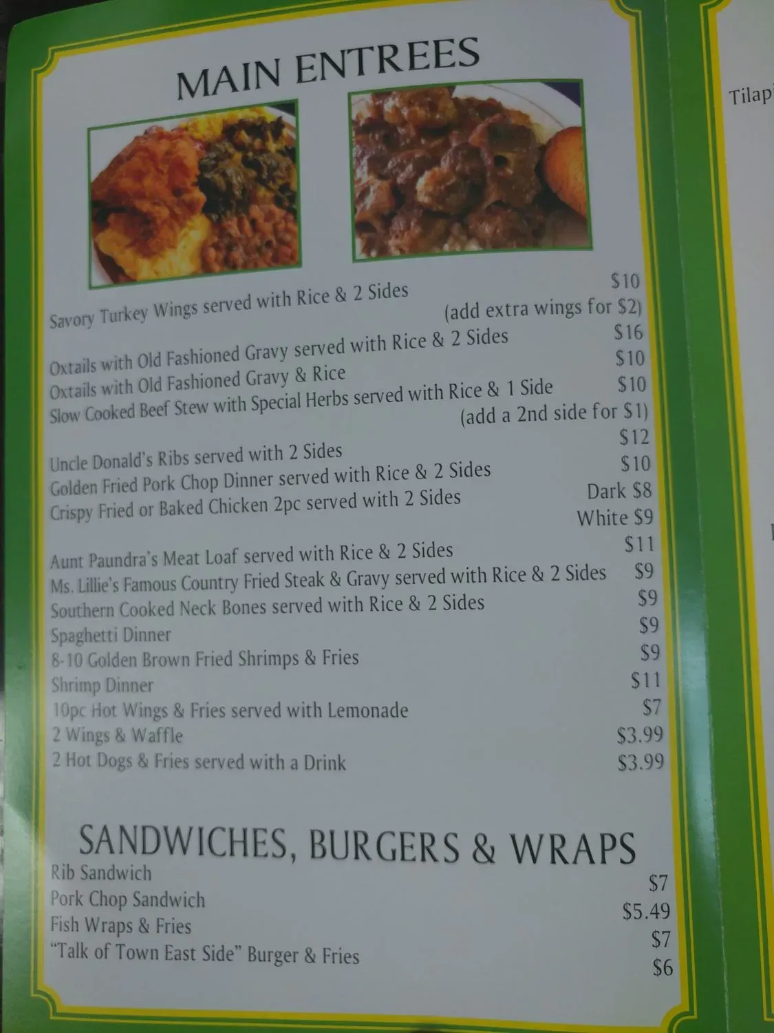 Menu 3