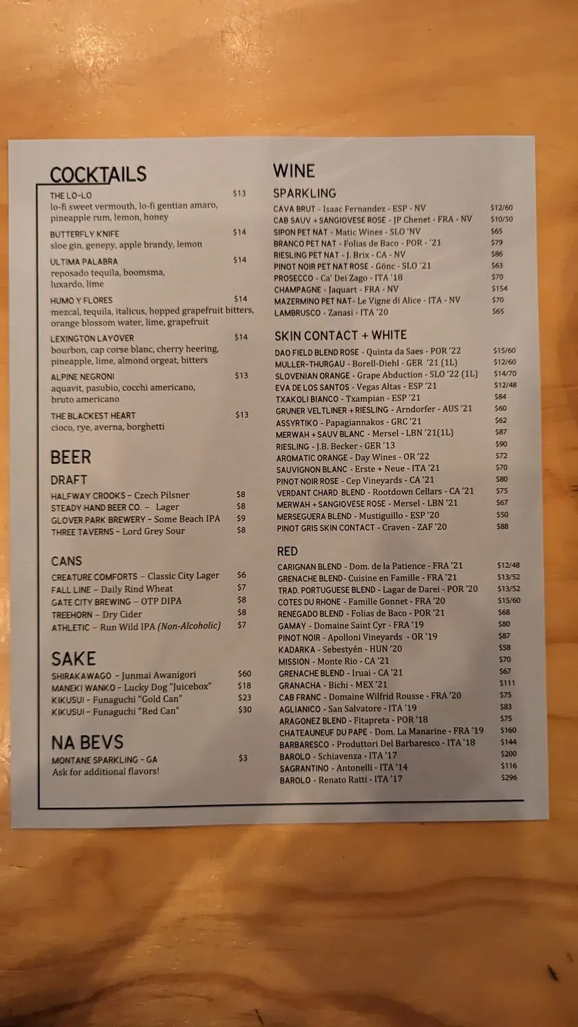 Menu 4