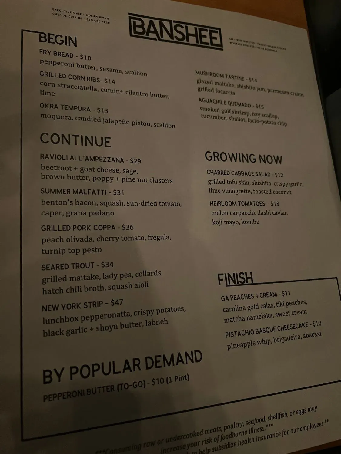 Menu 6