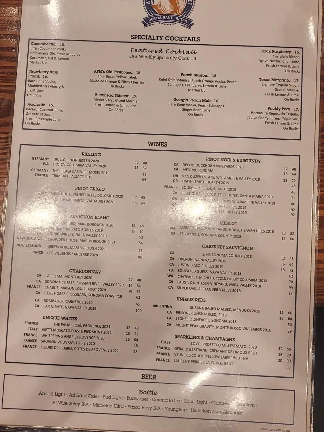 Menu 6