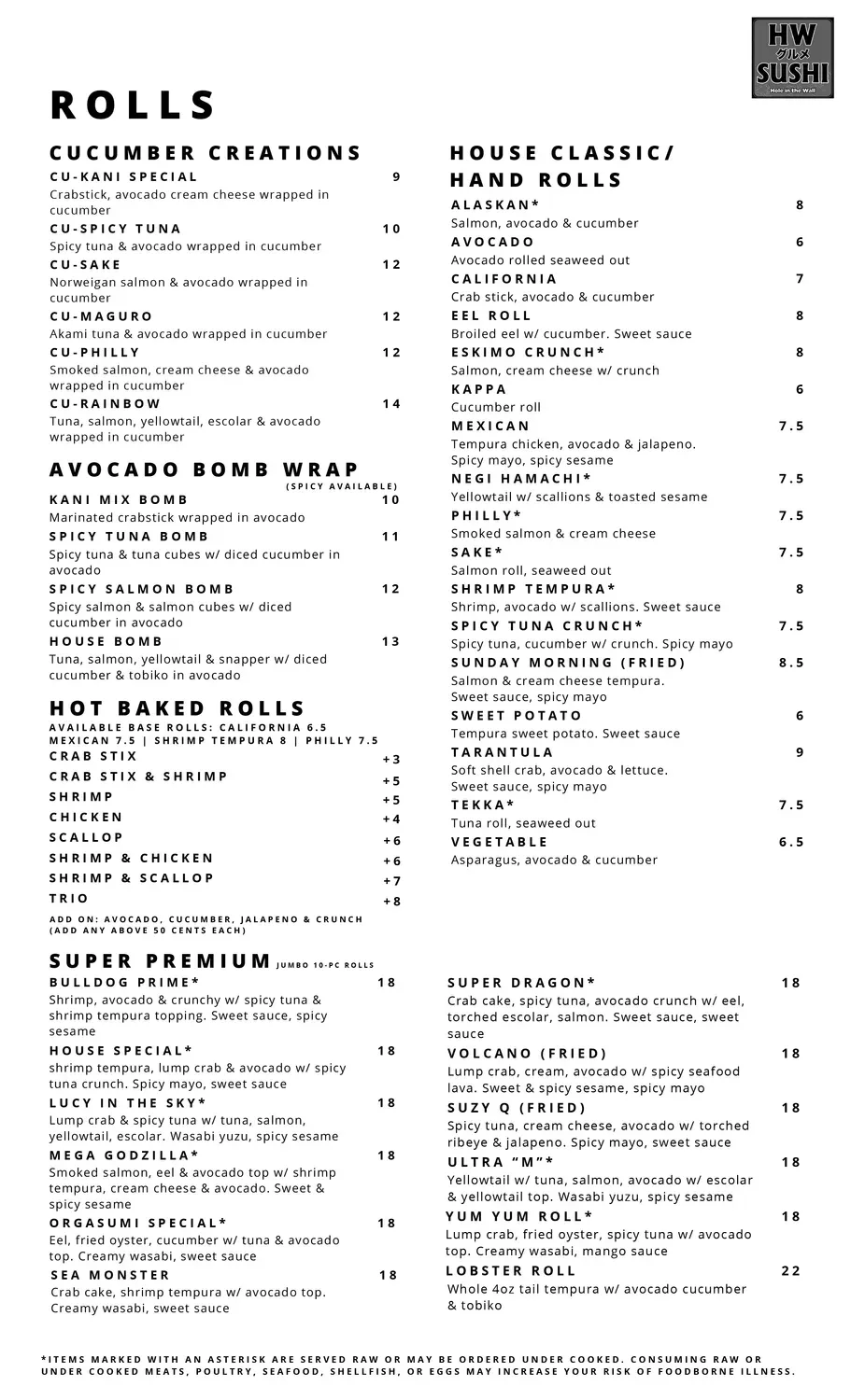 Menu 4