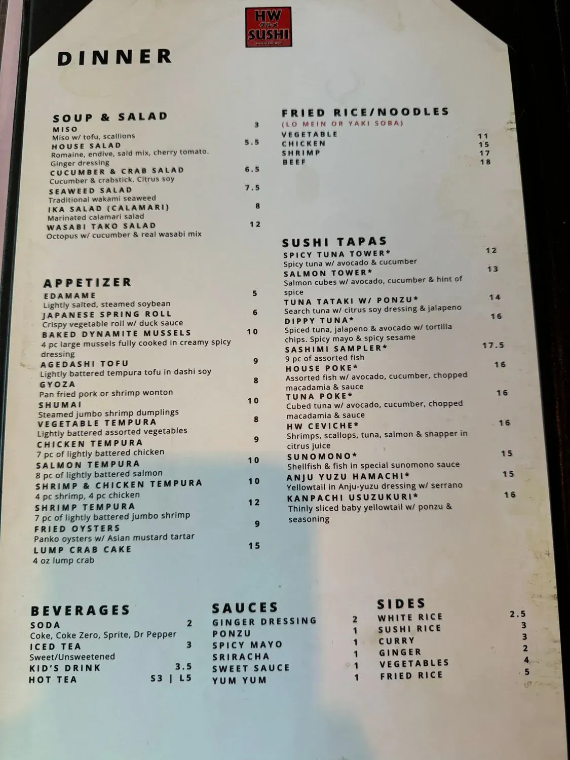 Menu 6