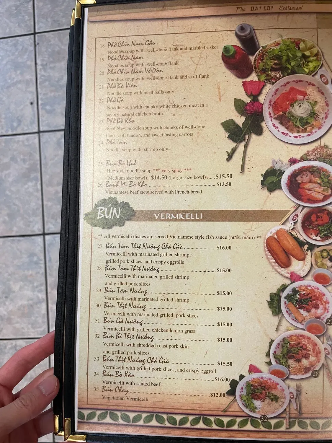 Menu 6