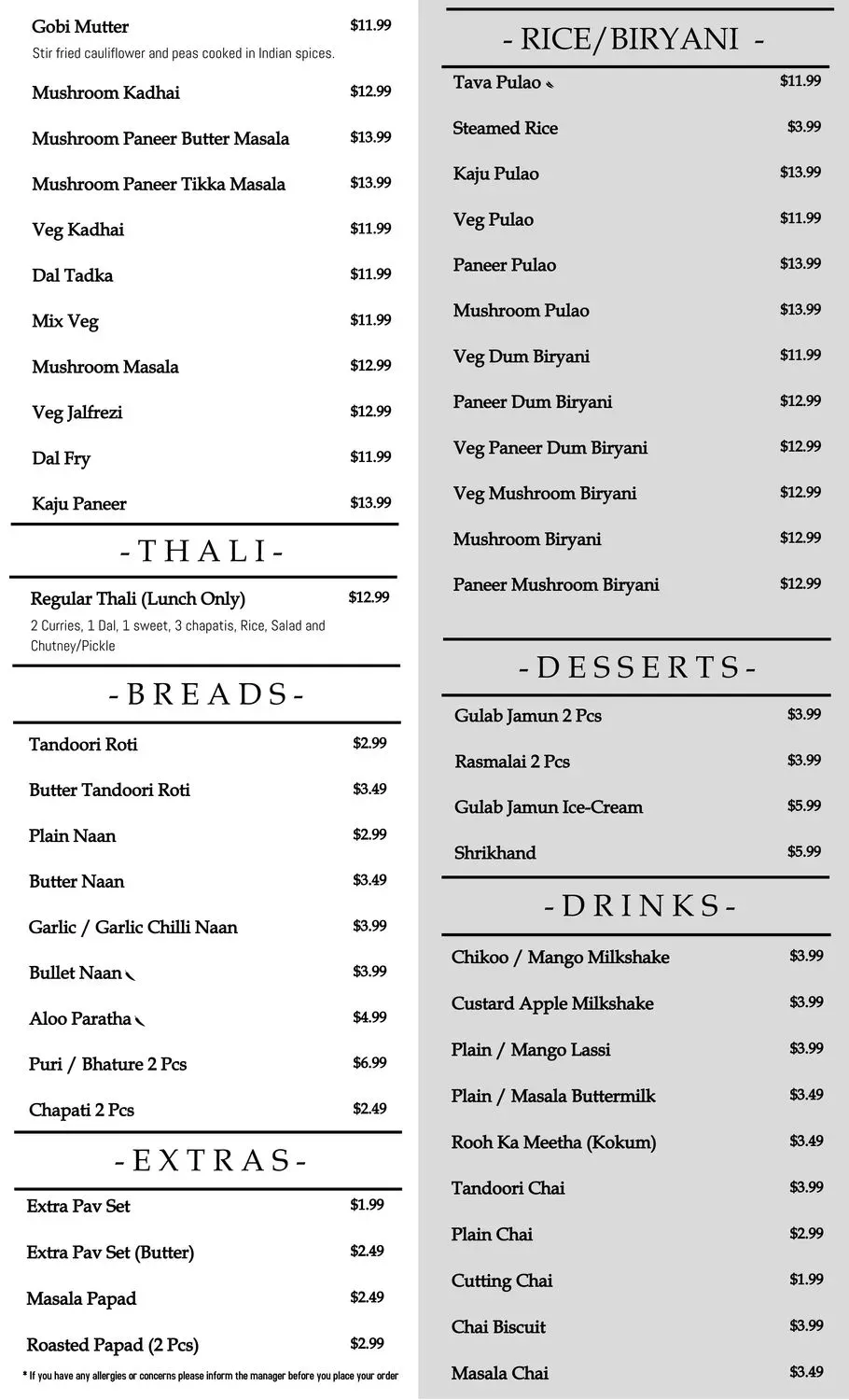 Menu 2