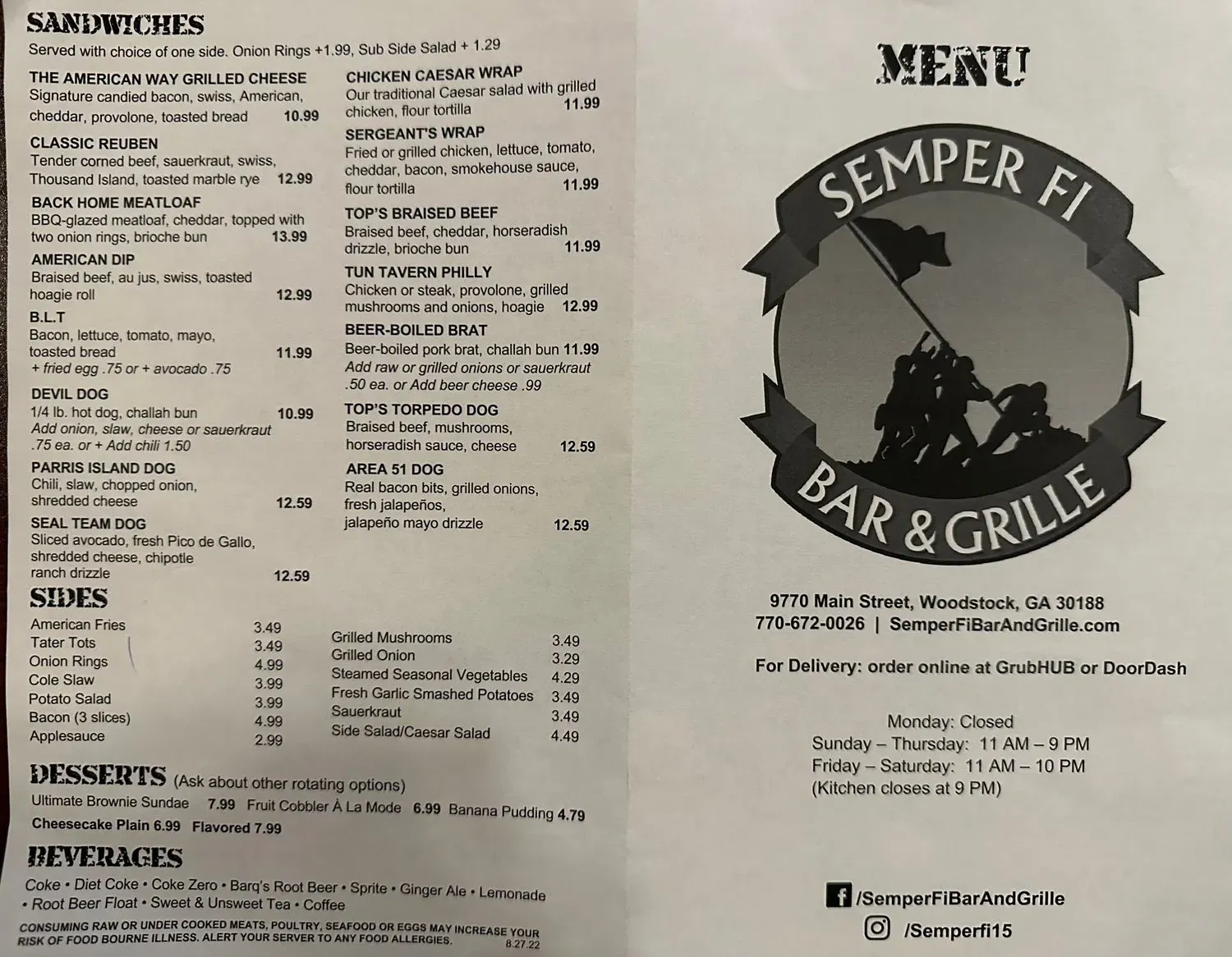 Menu 6