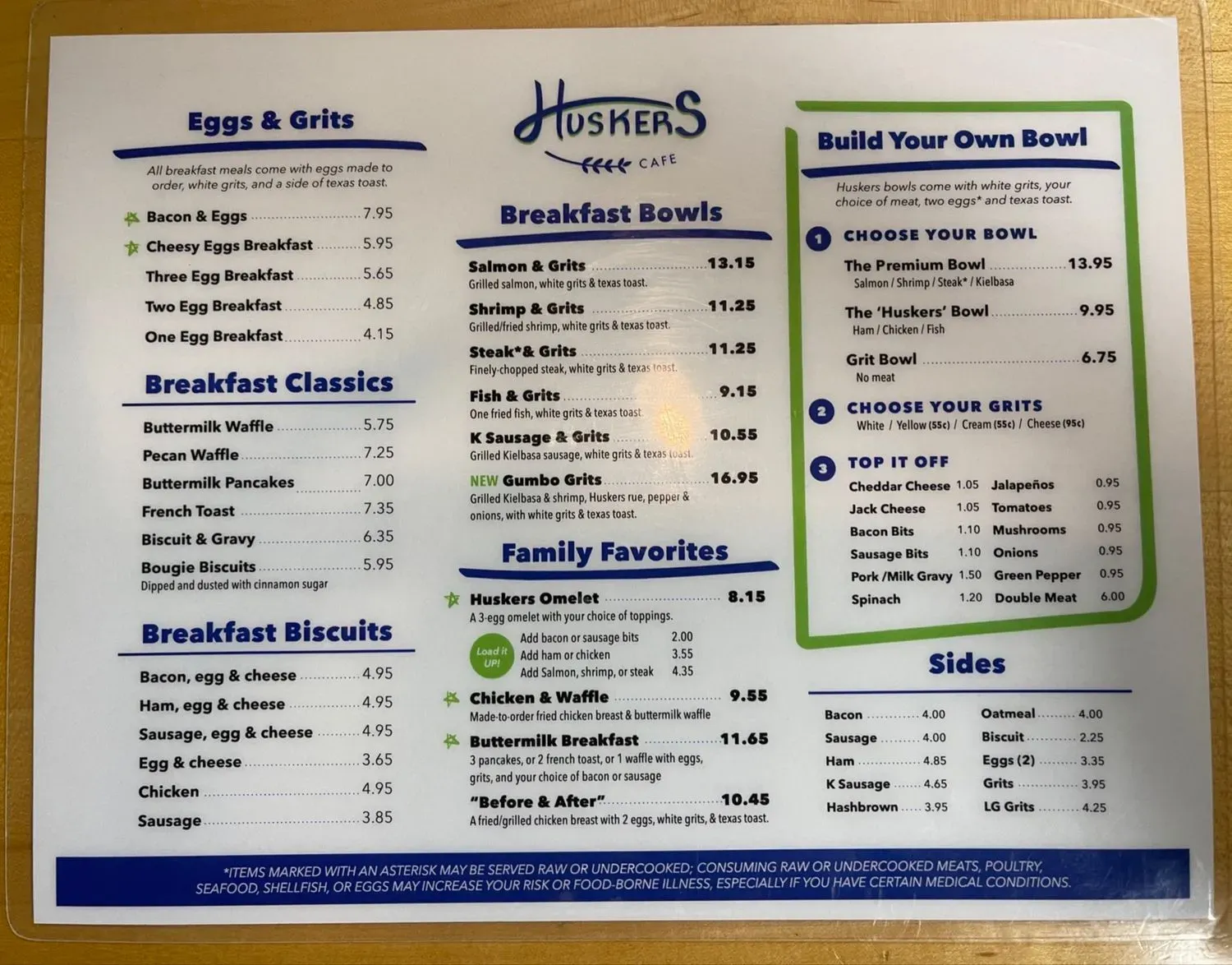 Menu 5