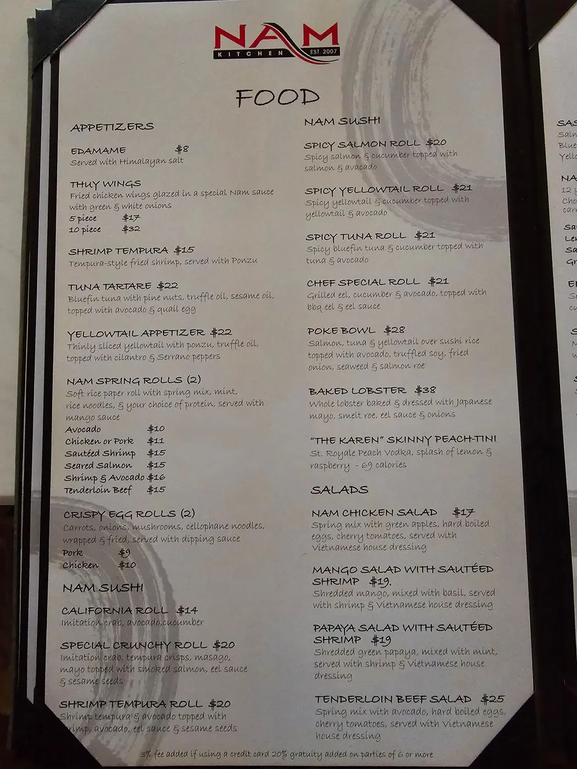 Menu 2