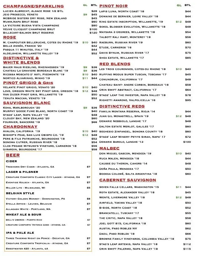 Menu 2