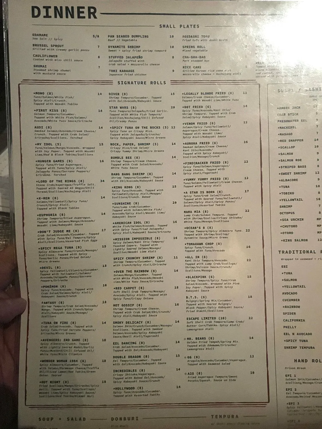 Menu 6